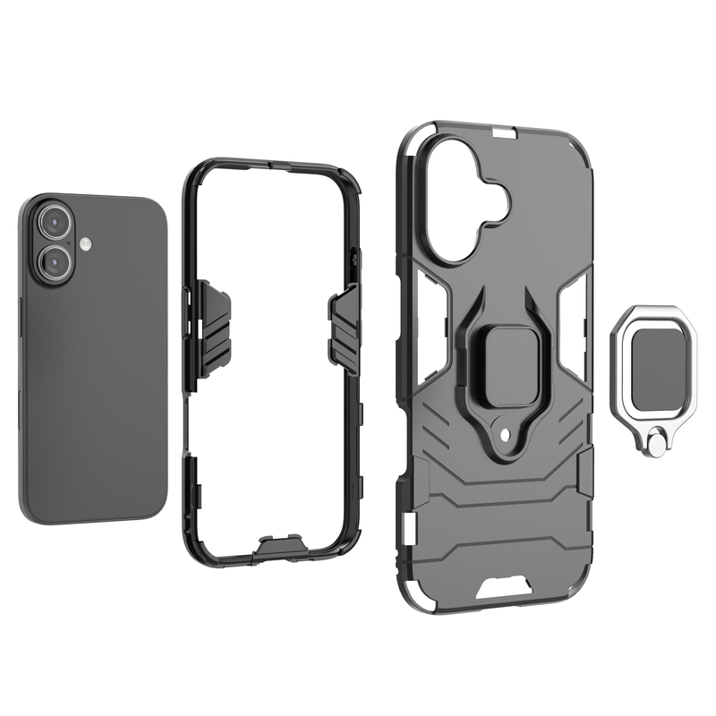 Classic Robot - Back Case for iPhone 16 - 6.1 Inches