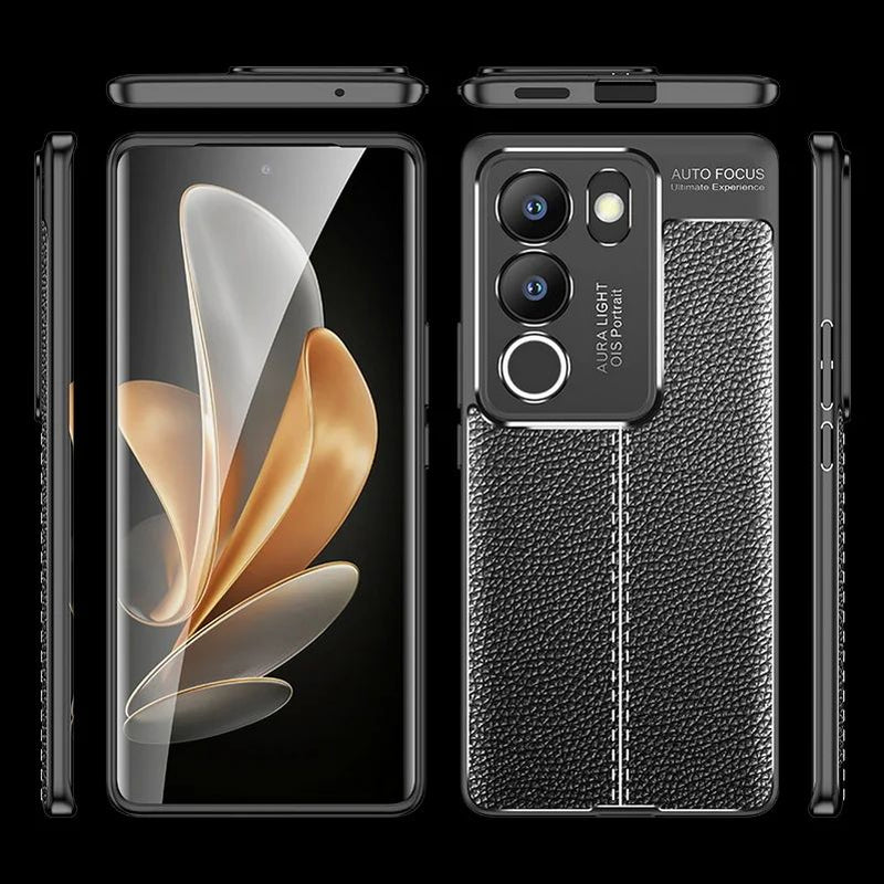 Elegant Textured - Mobile Back Cover for Vivo V29 Pro 5G - 6.78 Inches