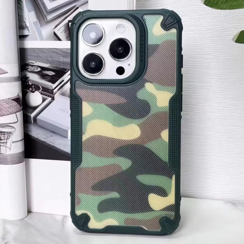 Camo Armour - Mobile Back Cover for iPhone 15 Pro - 6.1 Inches