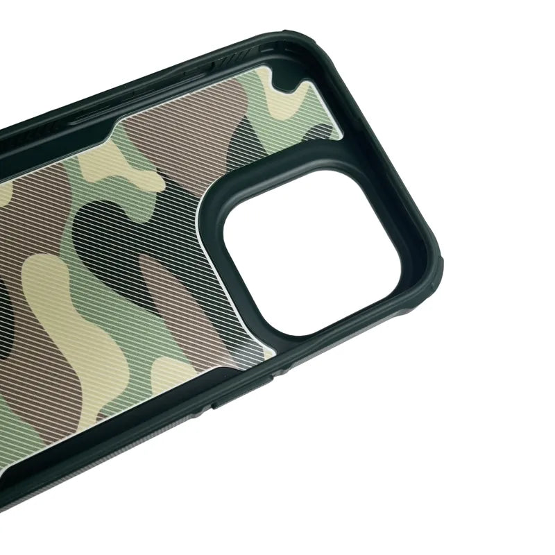 Camo Armour - Mobile Back Cover for iPhone 16 Pro - 6.3 Inches