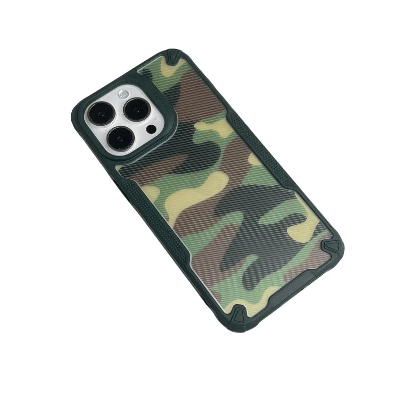 Camo Armour - Mobile Back Cover for iPhone 15 Pro - 6.1 Inches