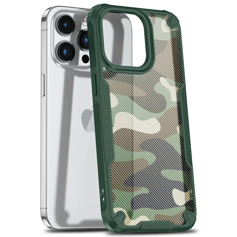 Camo Armour - Mobile Back Cover for iPhone 15 Pro - 6.1 Inches