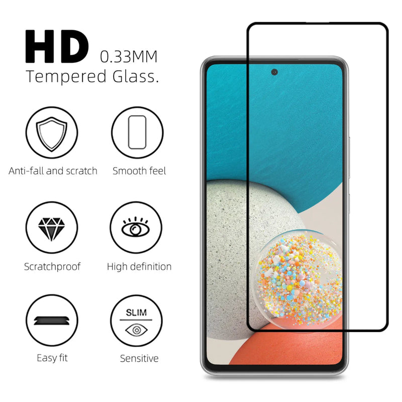 nPlusOne - 9H Tempered Glass for Samsung Galaxy A54 5G - 6.4 Inches