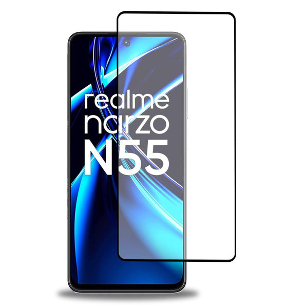 nPlusOne - 9H Tempered Glass for Realme Narzo N55 - 6.72 Inches