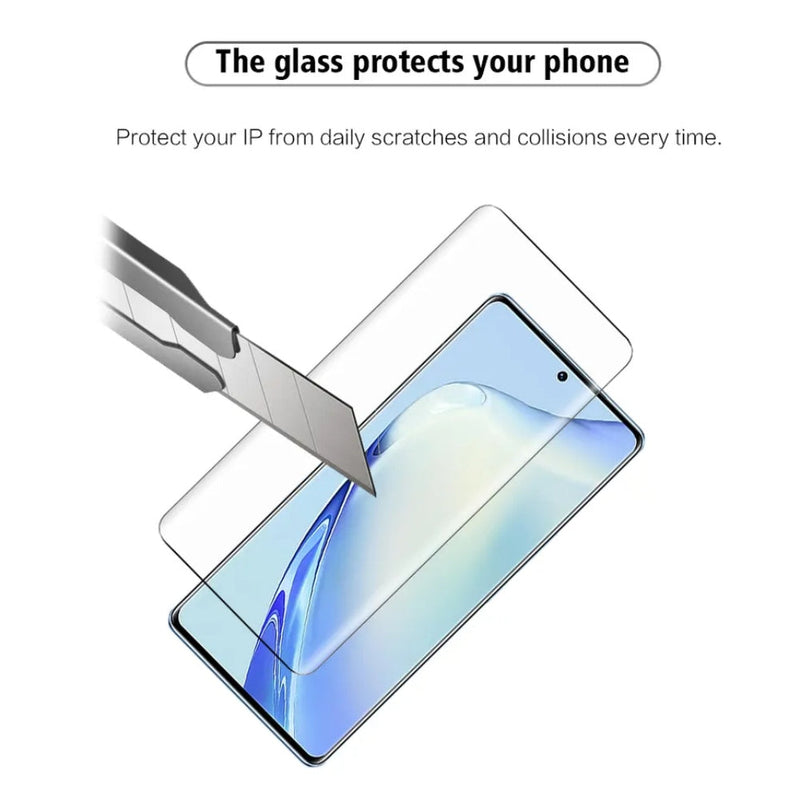 nPlusOne - UV Full Glue Tempered Glass for Realme Narzo 60 Pro 5G - 6.7 Inches