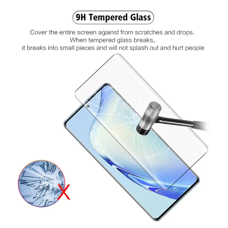 nPlusOne - UV Full Glue Tempered Glass for Realme Narzo 60 Pro 5G - 6.7 Inches