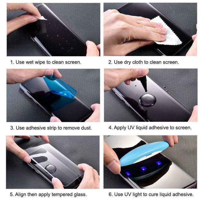 nPlusOne - UV Full Glue Tempered Glass for Oppo Reno 10 Pro 5G - 6.7 Inches