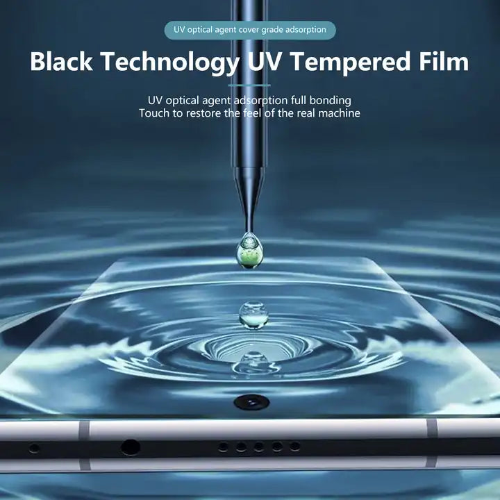 nPlusOne - UV Full Glue Tempered Glass for Motorola Moto Edge 40 Neo 5G - 6.55 Inches
