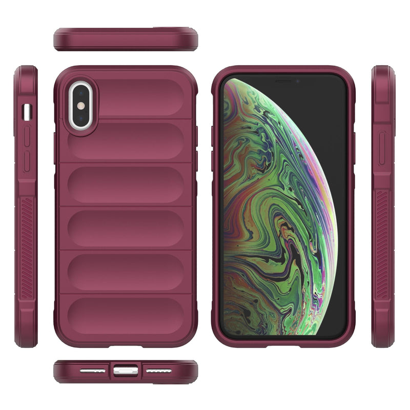 Shield Silicone - Mobile Back Cover for iPhone X - 5.8 Inches