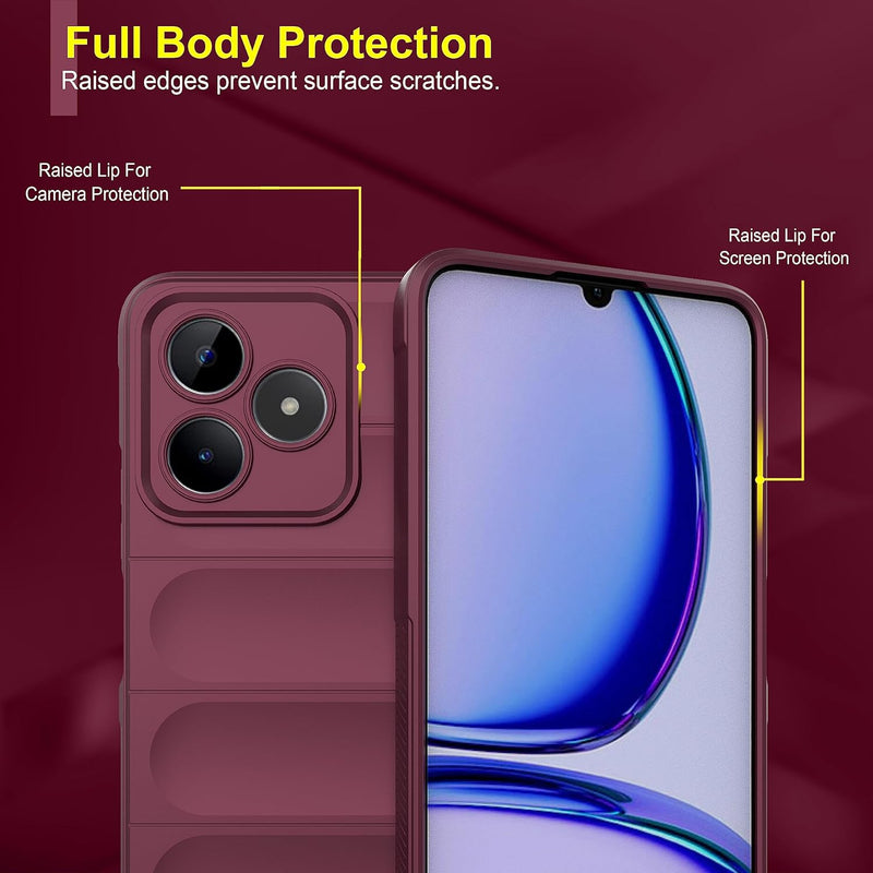 Shield Silicone - Mobile Back Cover for Realme C53 - 6.74 Inches