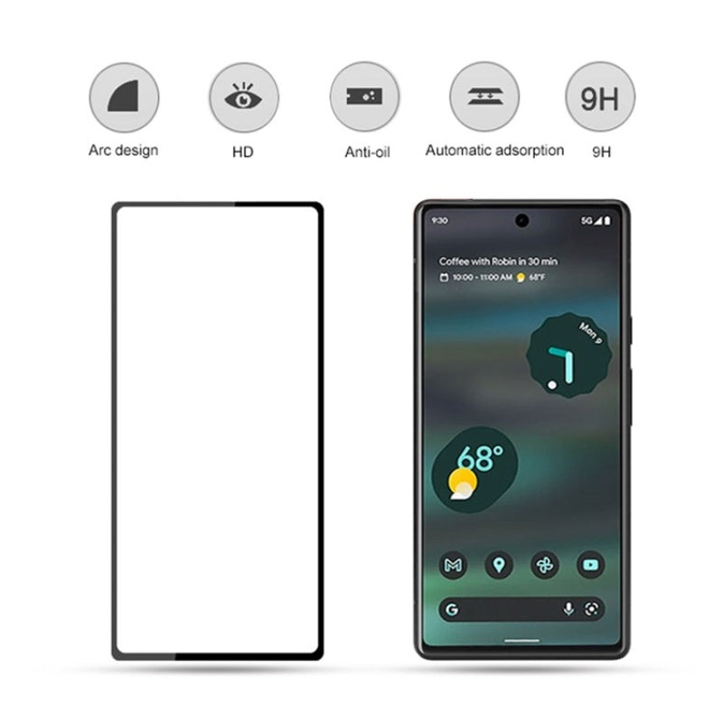 nPlusOne - 9H Tempered Glass for Google Pixel 6A 5G - 6.1 Inches
