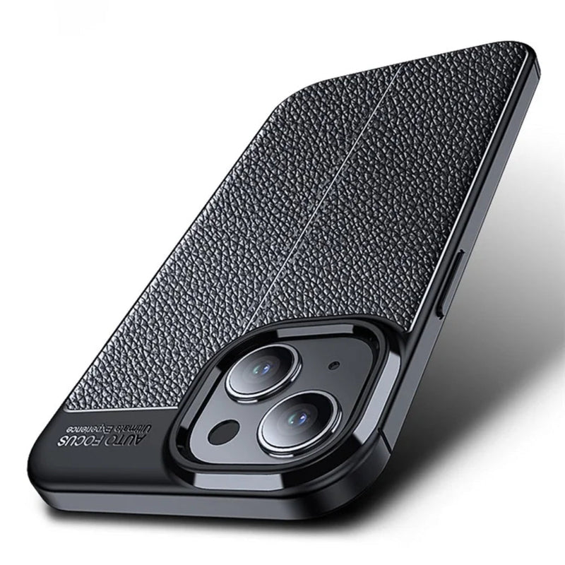 Elegant Textured - Mobile Back Cover for iPhone 15 - 6.1 Inches