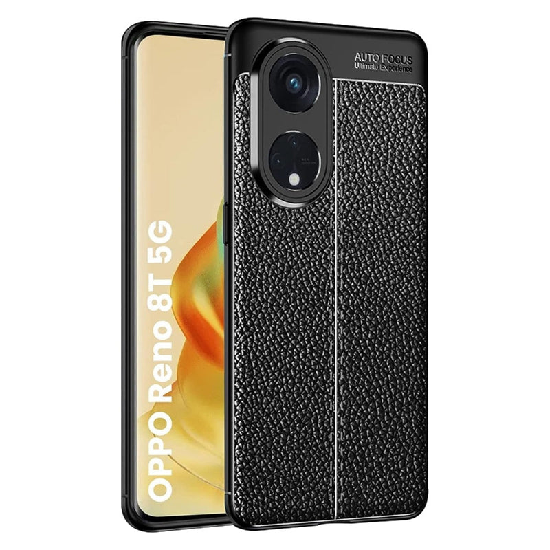 Elegant Textured - Mobile Back Cover for Oppo Reno8T 5G - 6.7 Inches