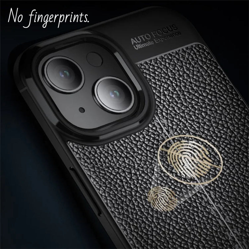 Elegant Textured - Mobile Back Cover for iPhone 15 - 6.1 Inches