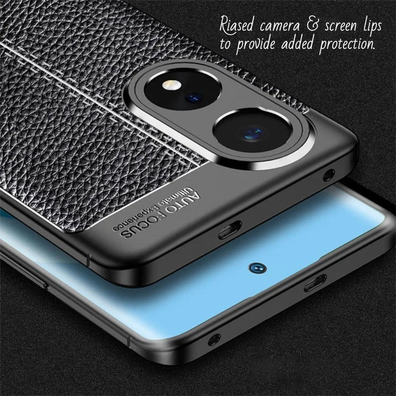 Elegant Textured - Mobile Back Cover for Oppo Reno8T 5G - 6.7 Inches