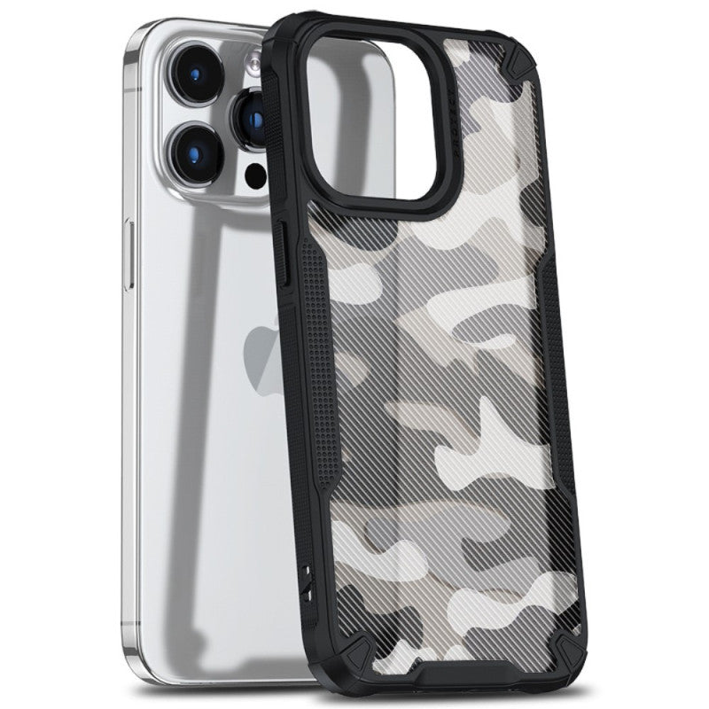 Camo Armour - Mobile Back Cover for iPhone 15 Pro - 6.1 Inches