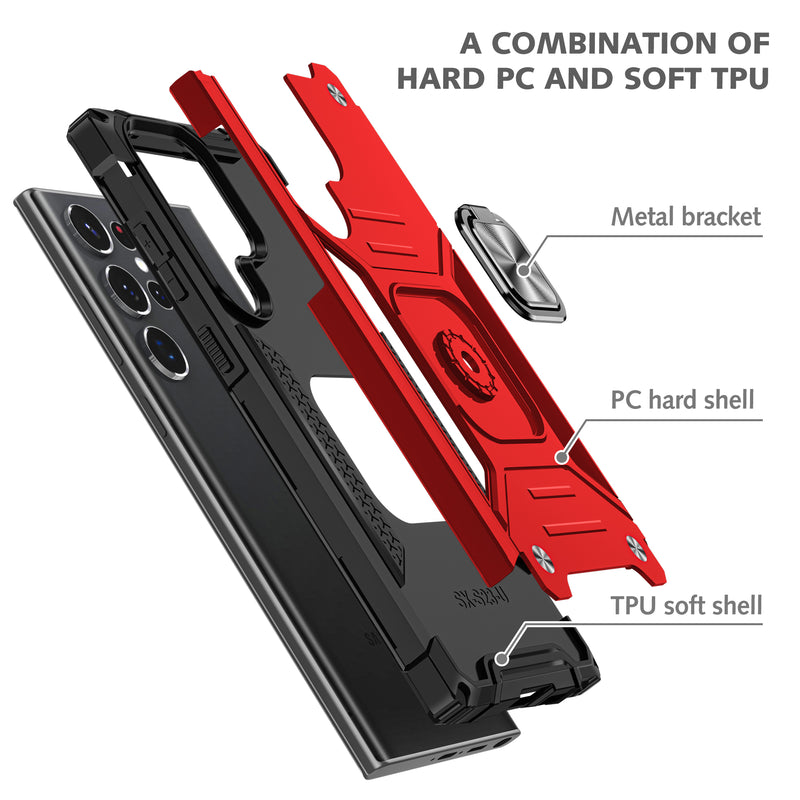 Flash Robot - Back Case for Samsung Galaxy S23 Ultra 5G - 6.8 Inches