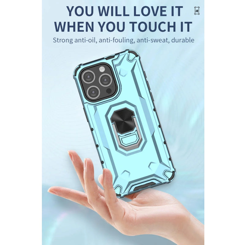 Frosted Robot -  Back Case for iPhone 15 Pro - 6.1 Inches