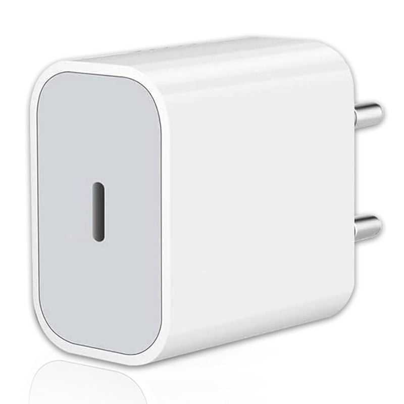 nPlusOne - 20W USB C Type Adapter & USB C To Lightning Charging Cable Compatible with Apple Devices - White