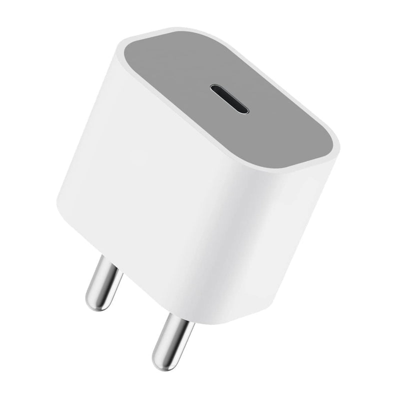 nPlusOne - 20W USB C Type Adapter & USB C To Lightning Charging Cable Compatible with Apple Devices - White