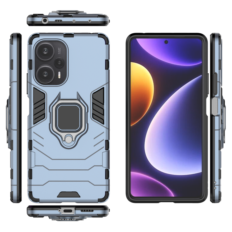 Classic Robot - Mobile Back Cover for Poco F5 5G - 6.67 Inches