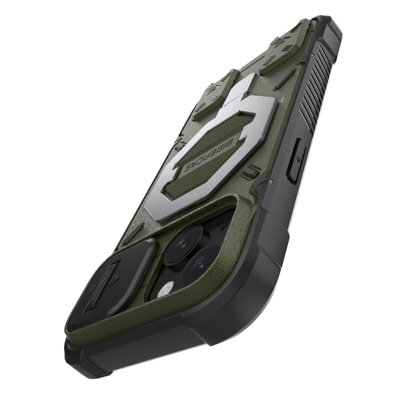 Trek Armour - Mobile Back Cover With Lanyard for iPhone 15 - 6.1 Inches