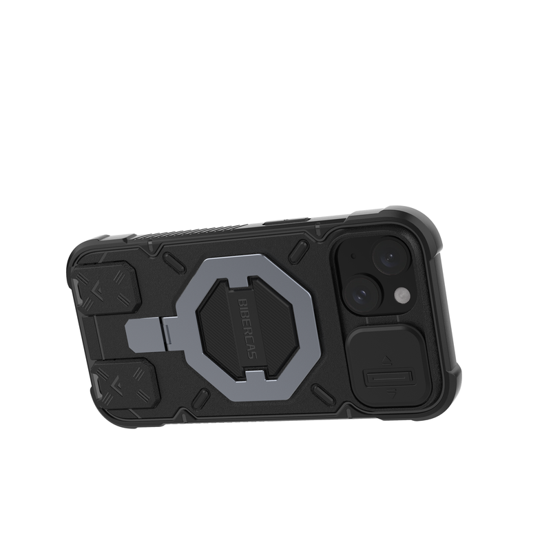 Trek Armour - Mobile Back Cover With Lanyard for iPhone 15 - 6.1 Inches