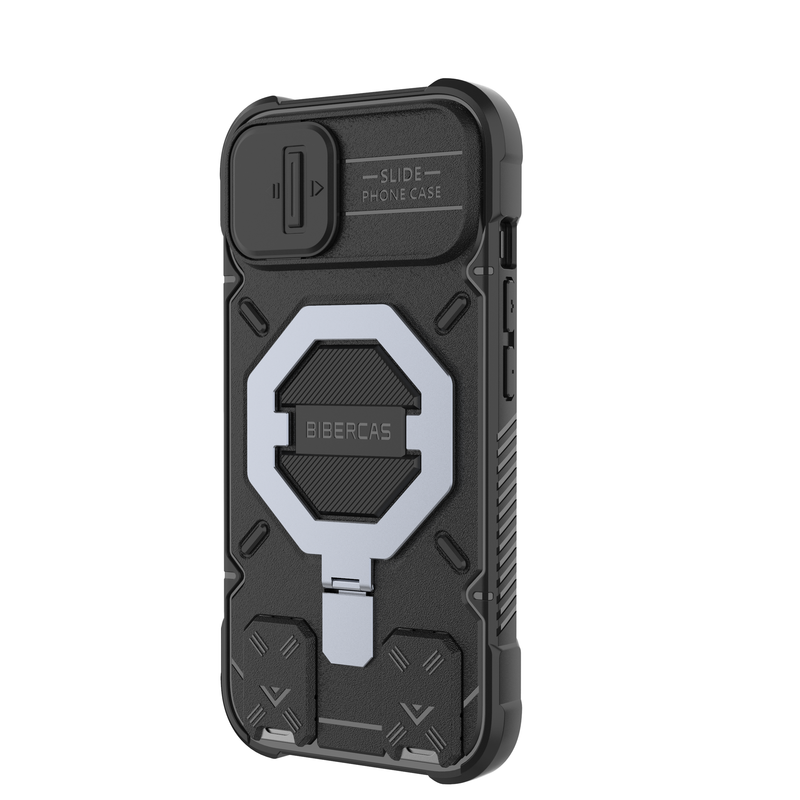 Trek Armour - Mobile Back Cover With Lanyard for iPhone 15 - 6.1 Inches