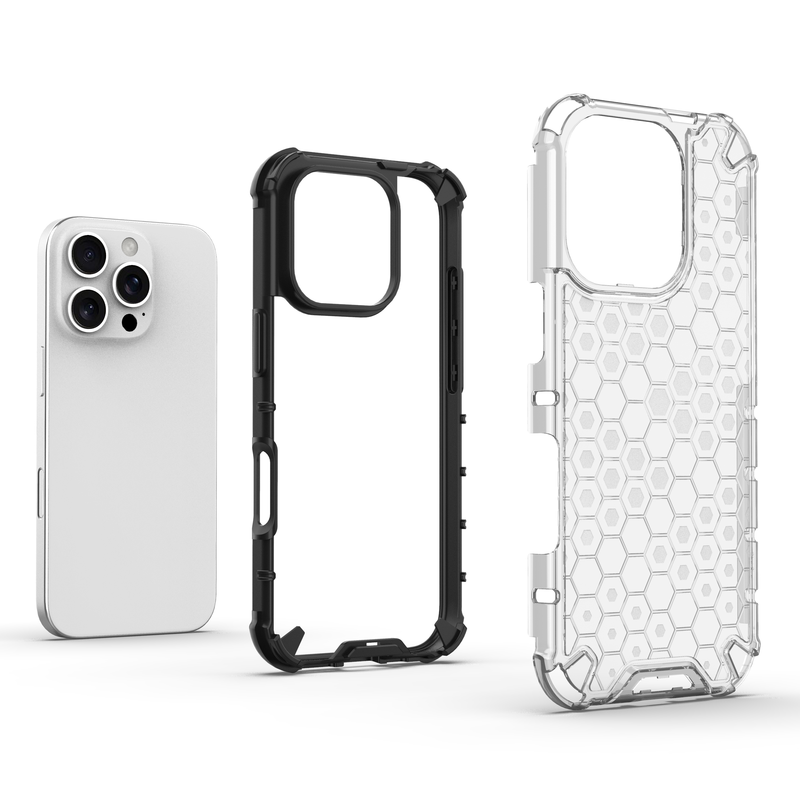 Classic Armour - Back  Cover for iPhone 16 Pro - 6.3 Inches