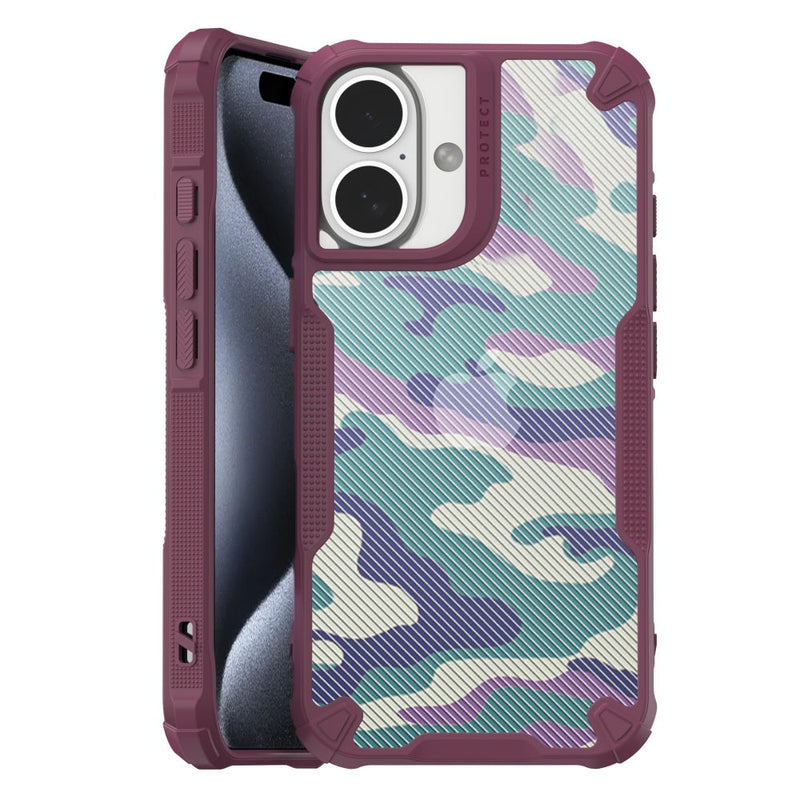 Camo Armour - Mobile Back Cover for iPhone 16 Plus - 6.7 Inches