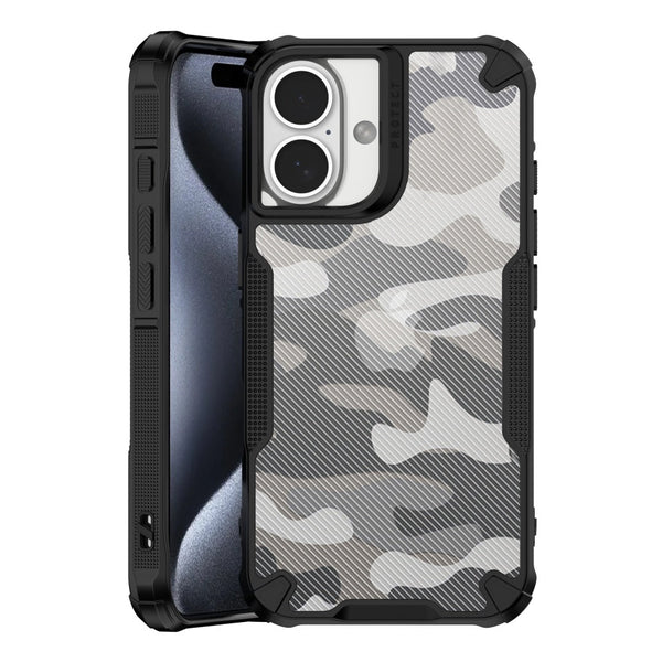 Camo Armour - Mobile Back Cover for iPhone 16 - 6.1 Inches