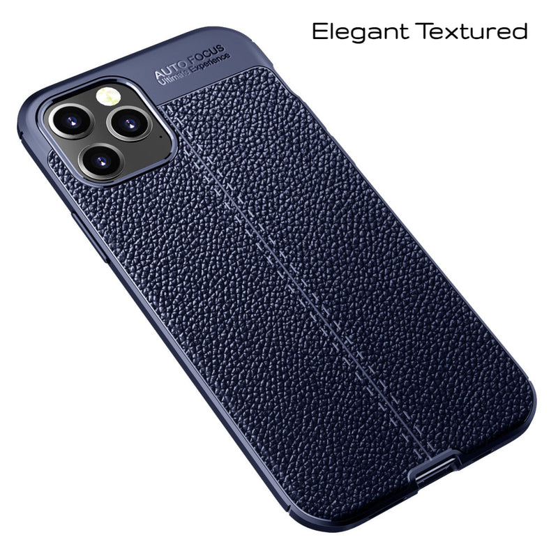 Elegant Textured - Mobile Back Cover for iPhone 12 Pro - 6.1 Inches