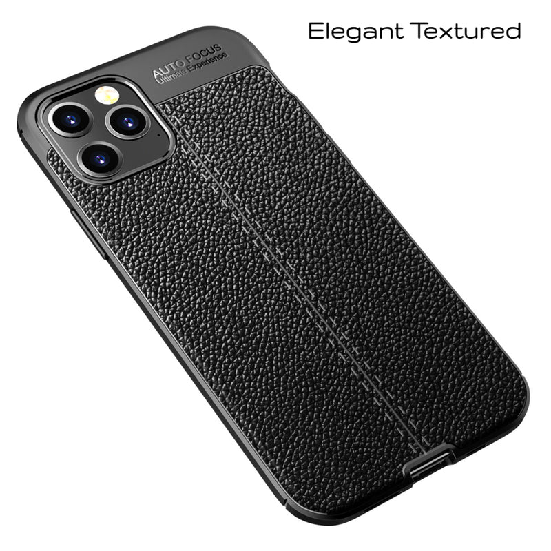 Elegant Textured - Back Case for iPhone 12 Pro - 6.1 Inches