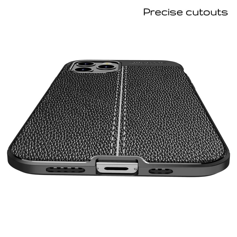 Elegant Textured - Mobile Back Cover for iPhone 12 Pro - 6.1 Inches