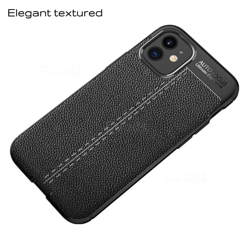 Elegant Textured - Back Case for iPhone 12 - 6.1 Inches