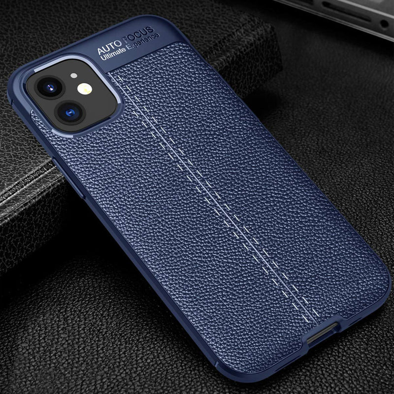 Elegant Textured - Mobile Back Cover for iPhone 12 - 6.1 Inches