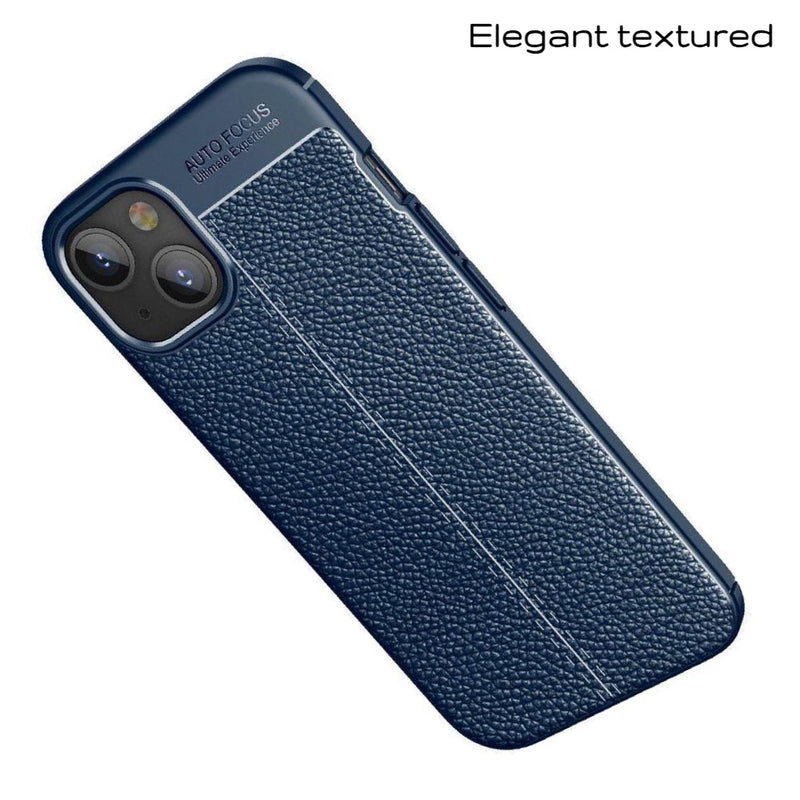 Elegant Textured - Mobile Back Cover for iPhone 14 Plus - 6.7 Inches