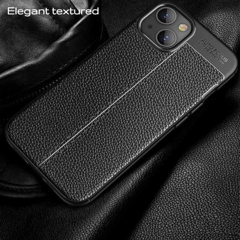 Elegant Textured - Mobile Back Cover for iPhone 14 Plus - 6.7 Inches