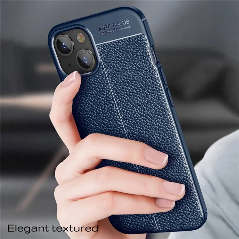 Elegant Textured - Back Case for iPhone 14 - 6.1 Inches