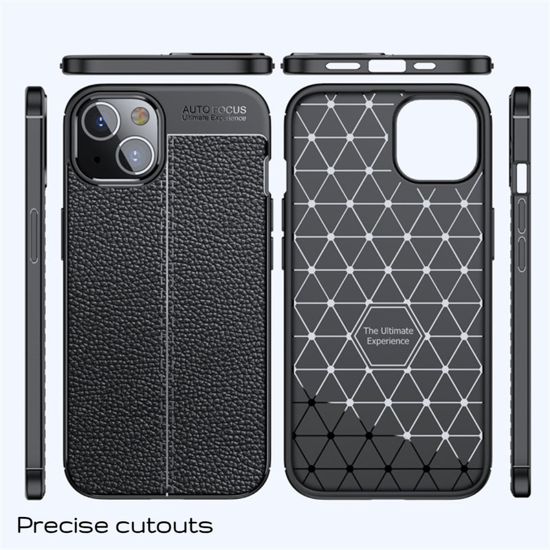 Elegant Textured - Back Case for iPhone 14 - 6.1 Inches