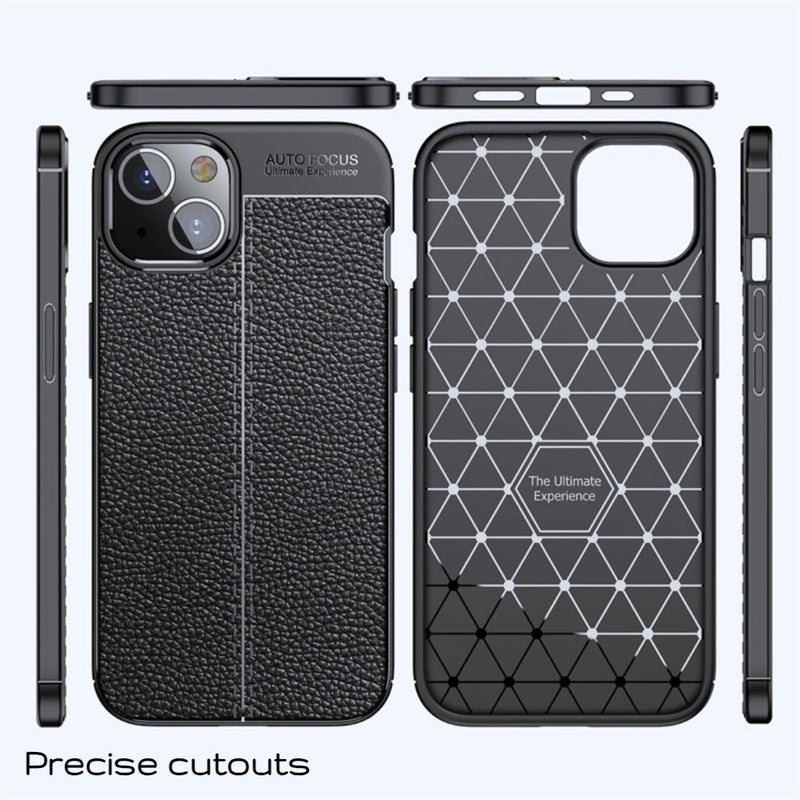 Elegant Textured - Mobile Back Cover for iPhone 14 Plus - 6.7 Inches