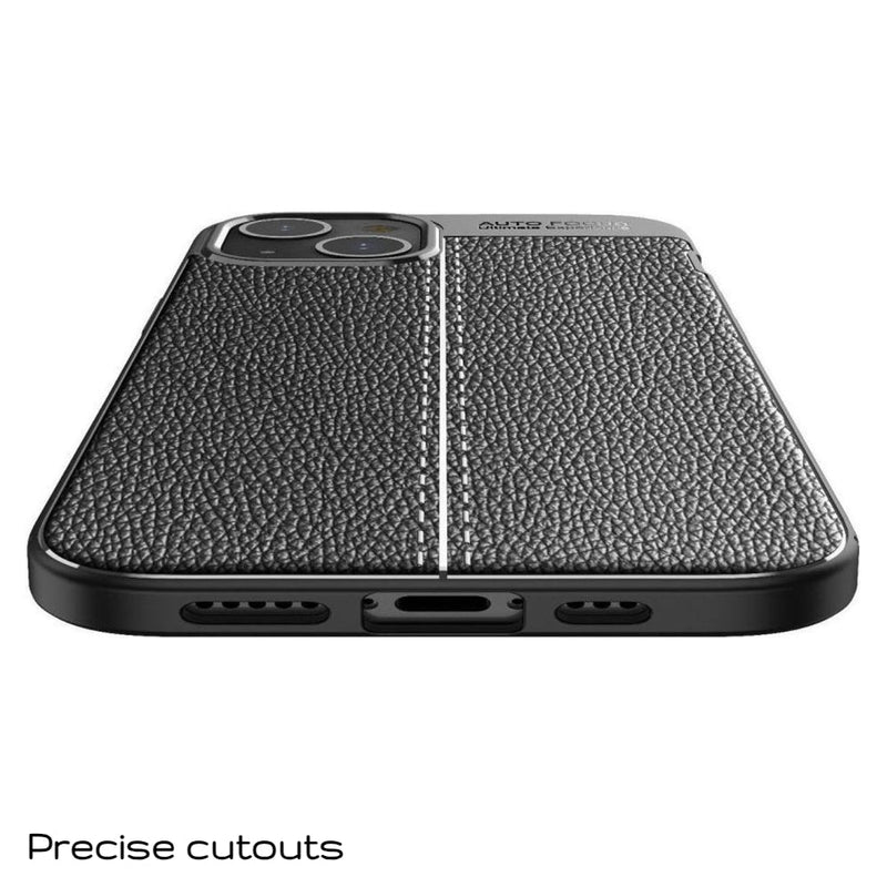 Elegant Textured - Mobile Back Cover for iPhone 14 Plus - 6.7 Inches