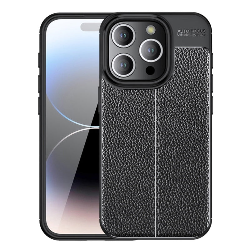 Elegant Textured - Mobile Back Cover for iPhone 14 Pro - 6.1 Inches