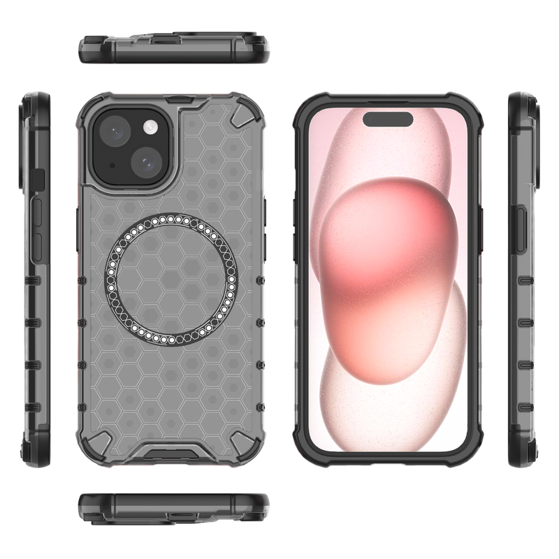 Classic Armour - (Wireless Charging) Mobile Back Case for iPhone 15 - 6.1 Inches