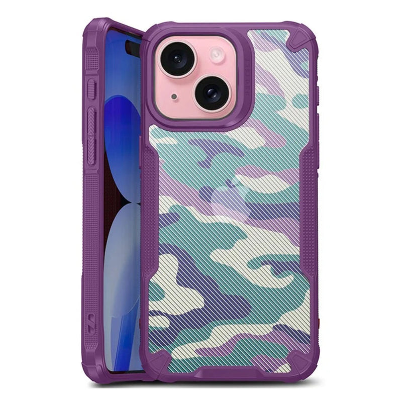 Camo Armour - Mobile Back Cover for iPhone 15 Plus - 6.7 Inches