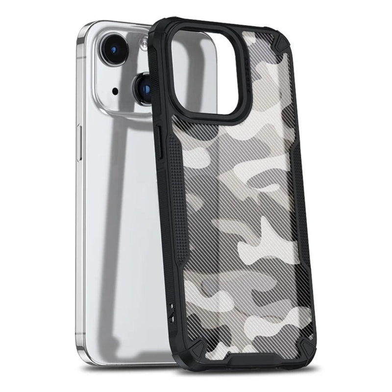 Camo Armour - Mobile Back Cover for iPhone 15 - 6.1 Inches