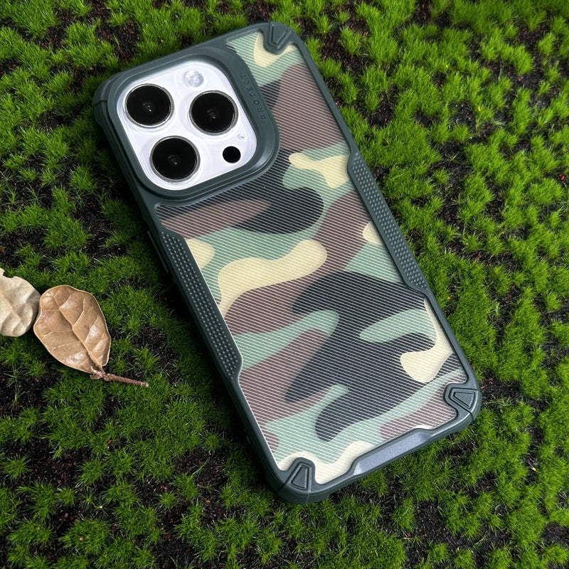 Camo Armour - Mobile Back Cover for iPhone 15 Pro Max - 6.7 Inches