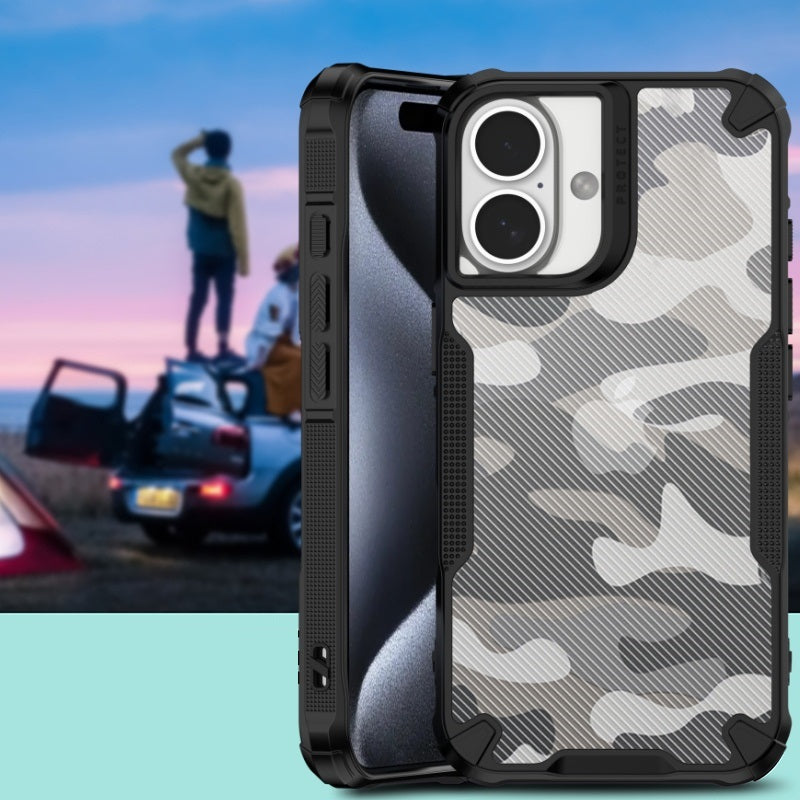 Camo Armour - Mobile Back Cover for iPhone 16 Plus - 6.7 Inches