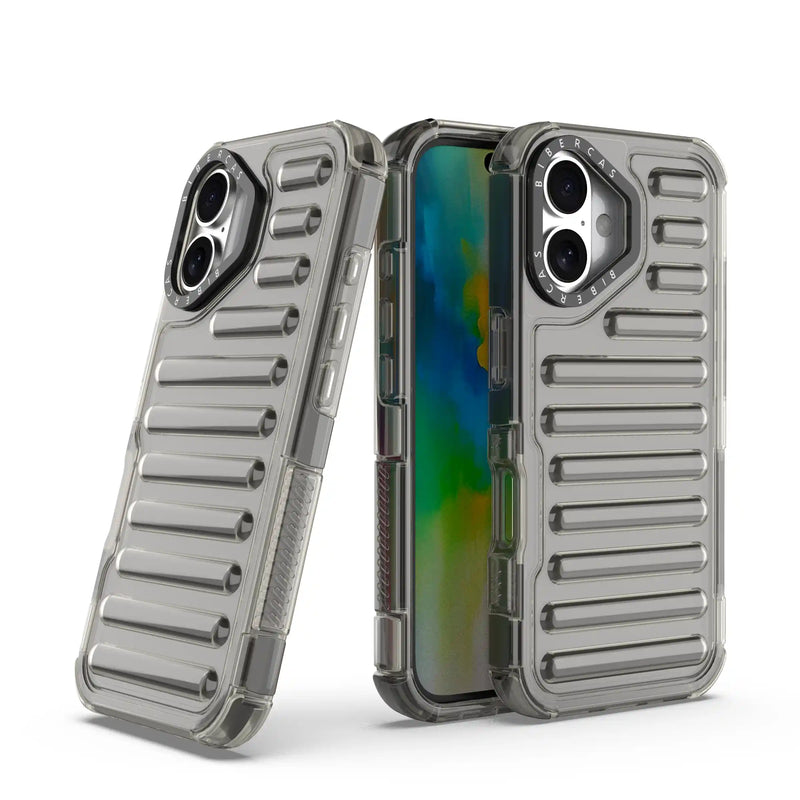 nPlusOne - Bumper Track Back Cover for iPhone 16 - 6.1 Inches