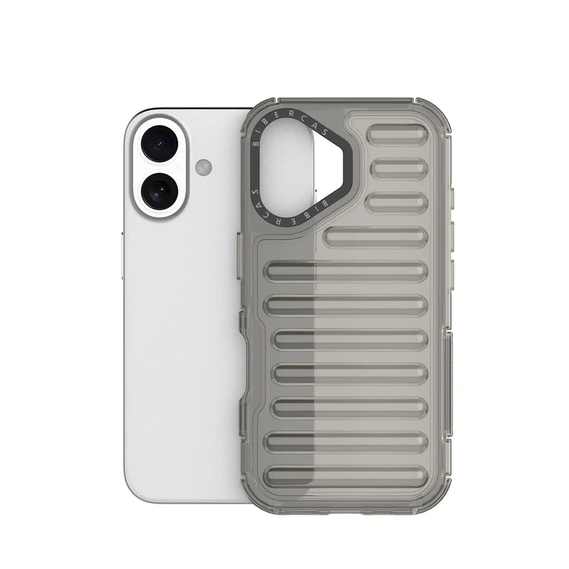 nPlusOne - Bumper Track Back Cover for iPhone 16 - 6.1 Inches